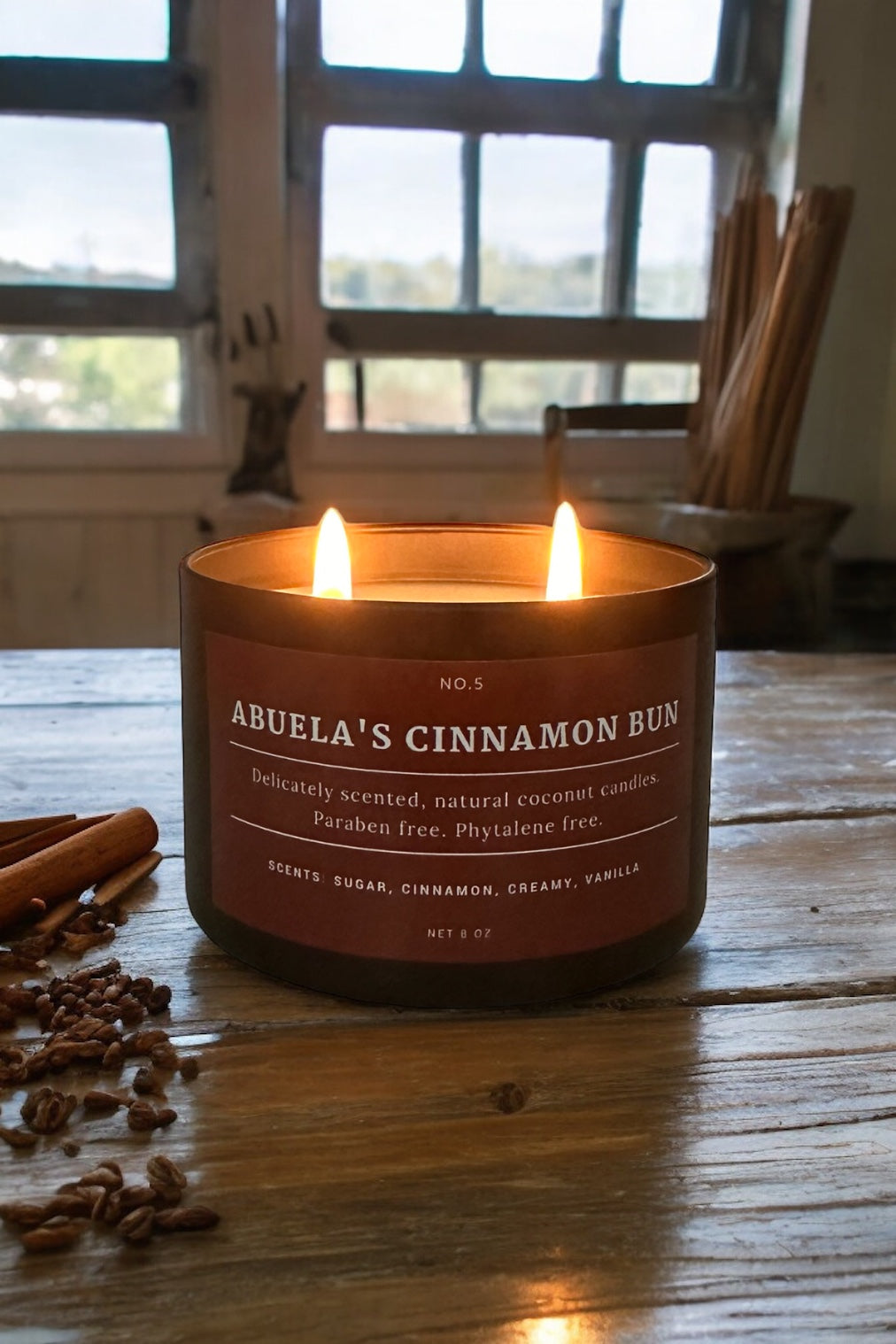 Abuela’s Cinnamon Bun Candle