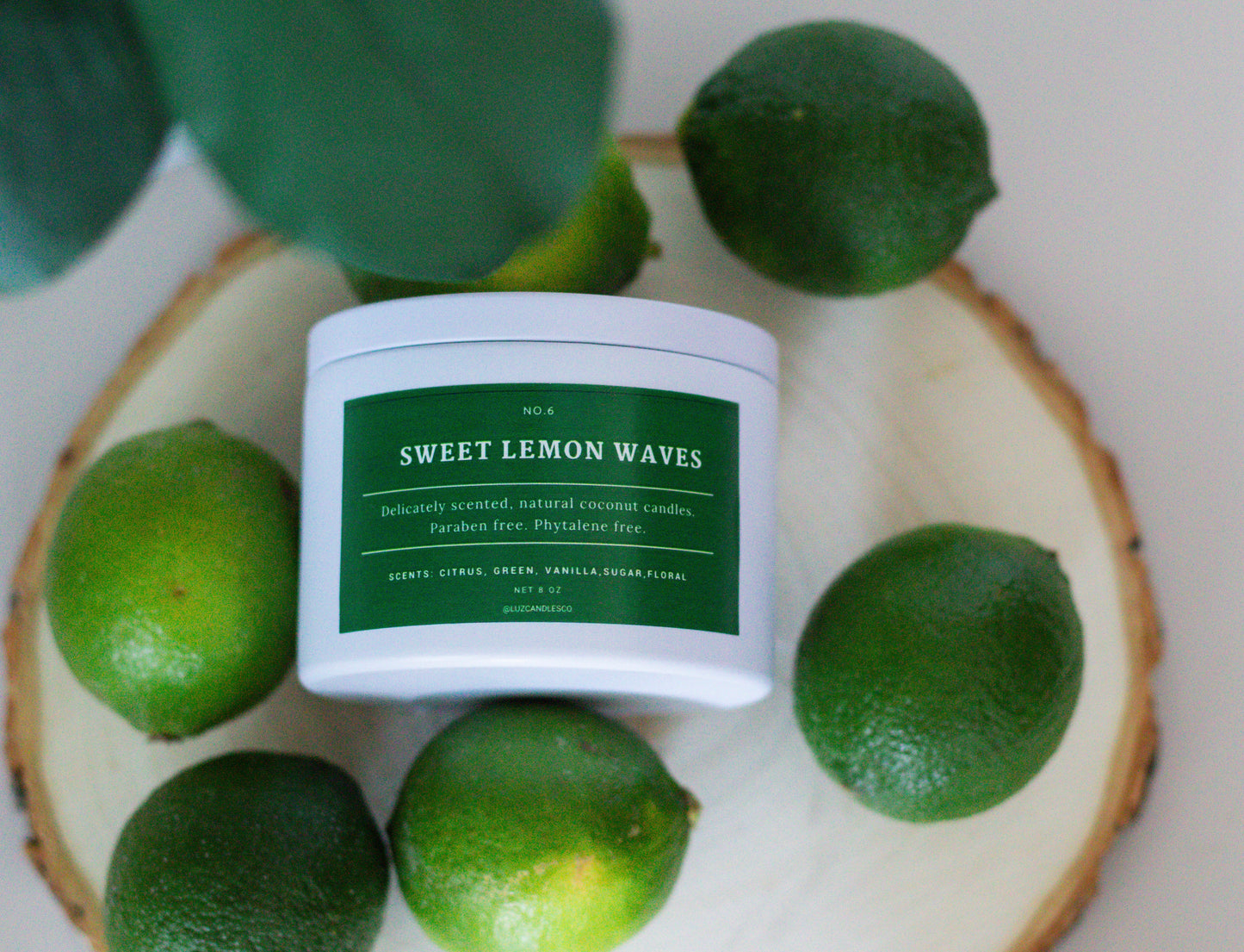 Sweet Lemon Waves Candle