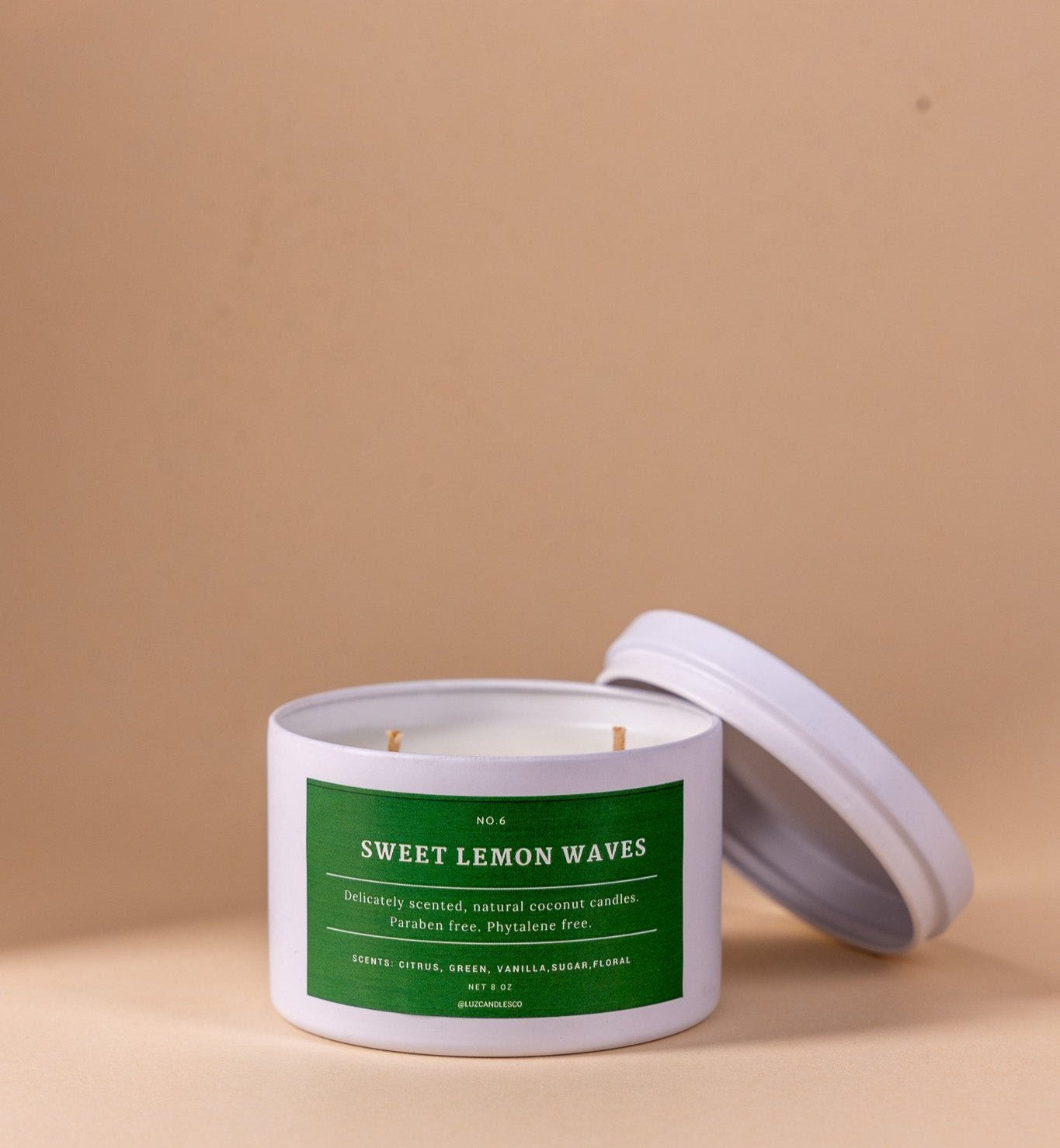 Sweet Lemon Waves Candle