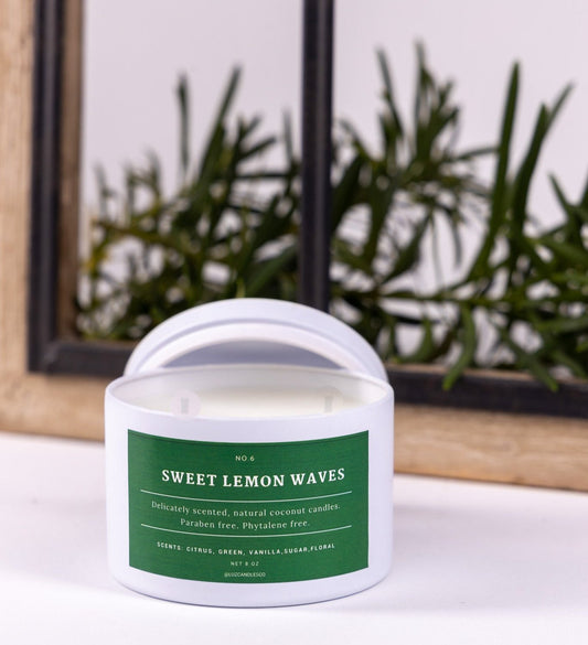 Sweet Lemon Waves Candle